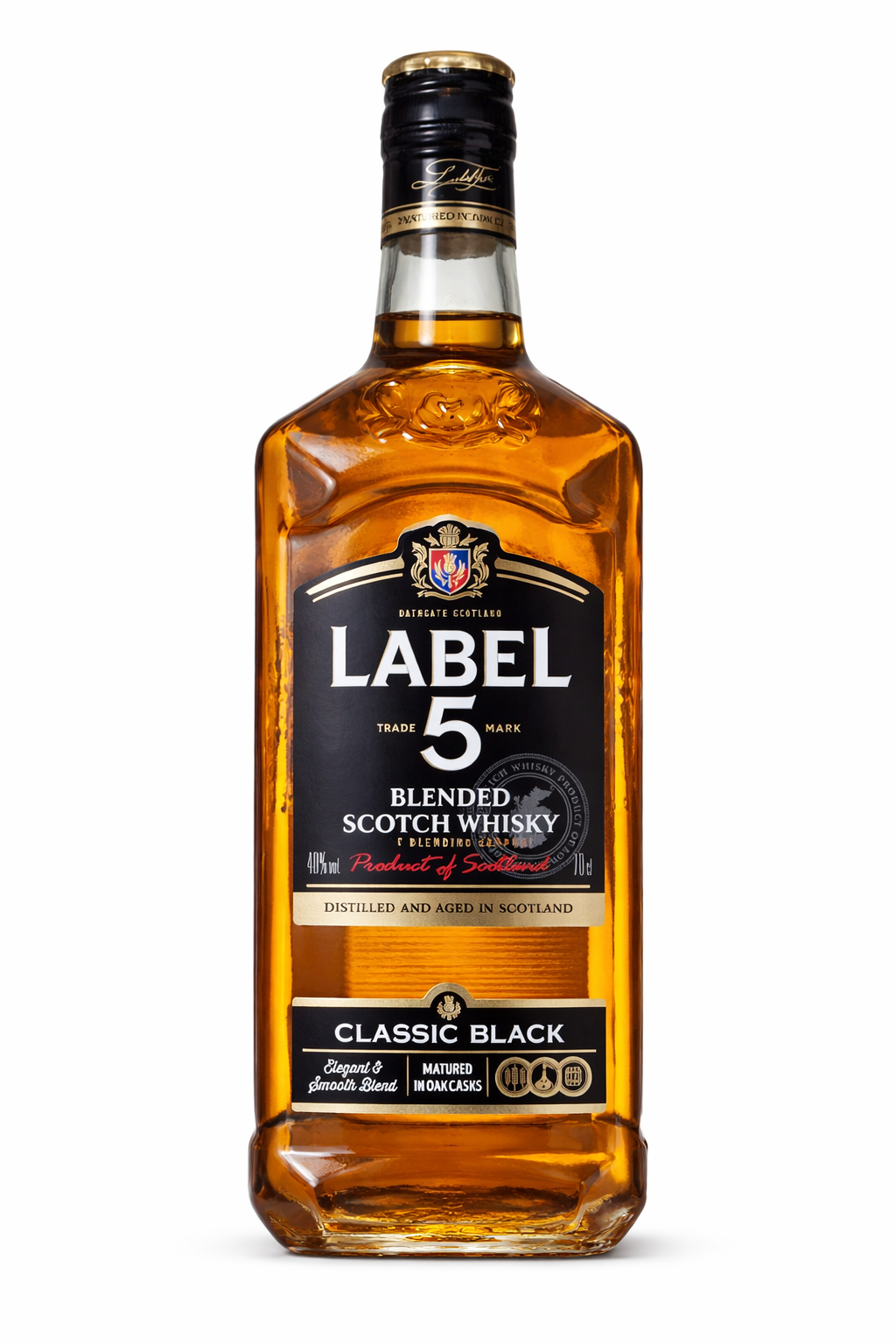 Label 5 Classic Black – Whisky 70 cl