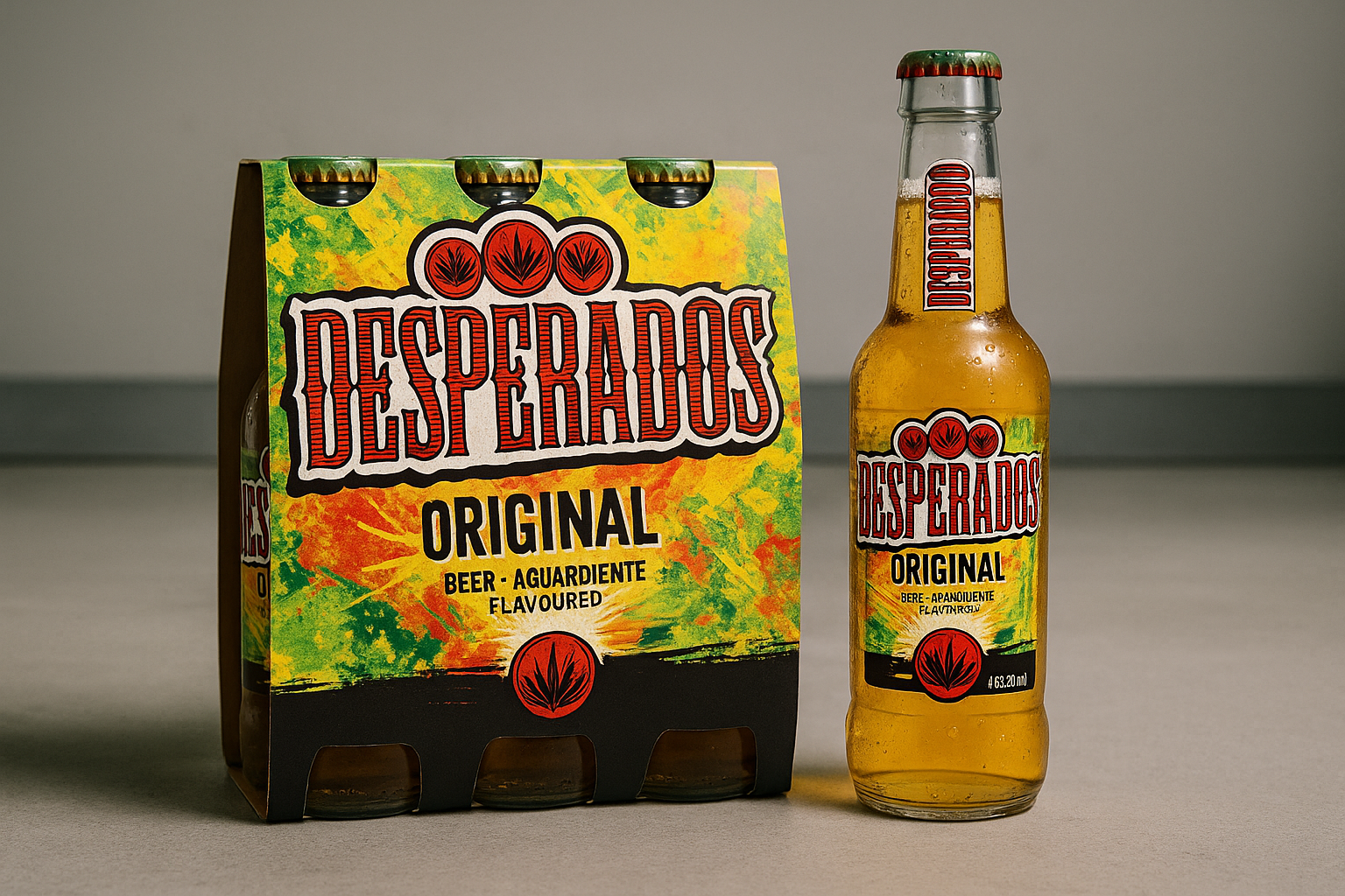 Pack Desperados Original – 4 bouteilles 33cl