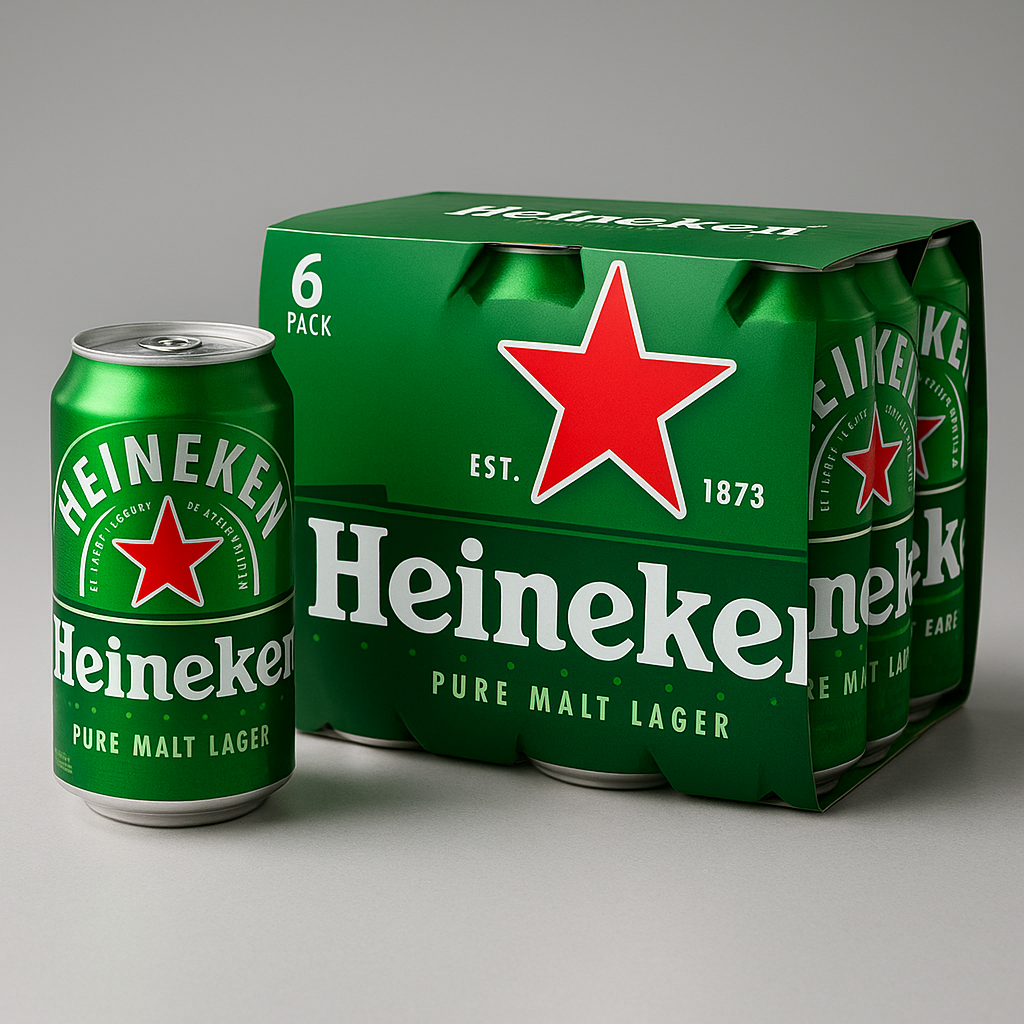 Pack Heineken – 6 canettes de 33cl